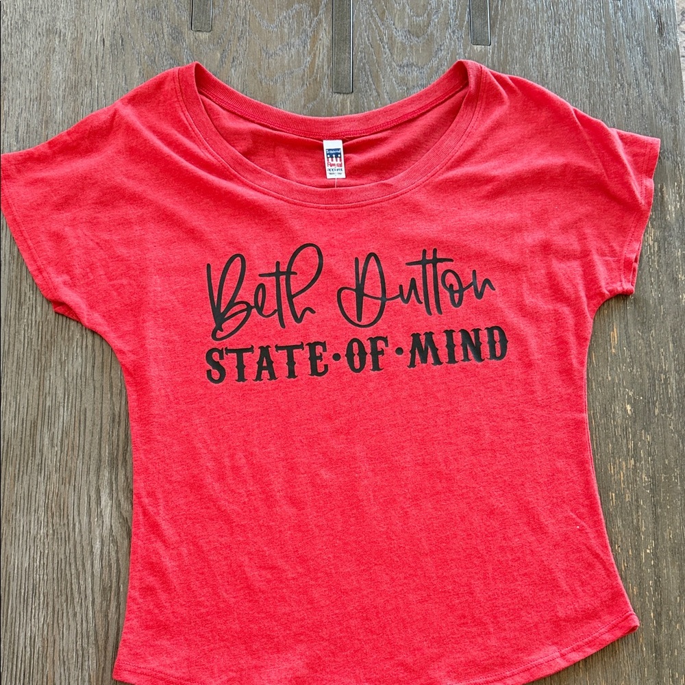 Beth Dutton Yellowstone wide neck tee - made in the USA 🇺🇸 - Super soft!